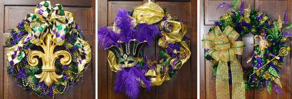 Mardi Gras Tree  Mardi gras decorations, Mardi gras diy, Mardi gras wreath