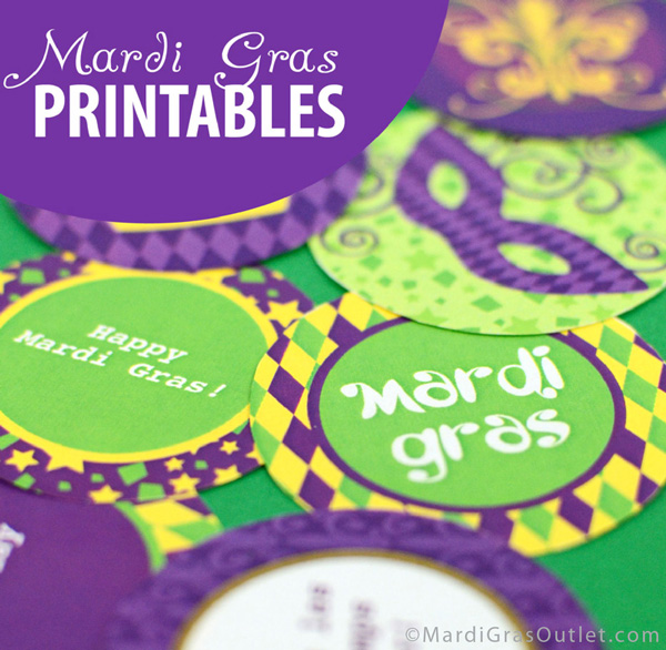 Mardi Gras Birthday Party Sticker Labels, Mardi Gras Party Stickers, Mardi  Gras Party Decorations