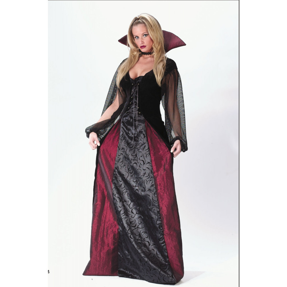 Goth Maiden Vampiress Adult Costume Size Sm 5169 Sm 9639