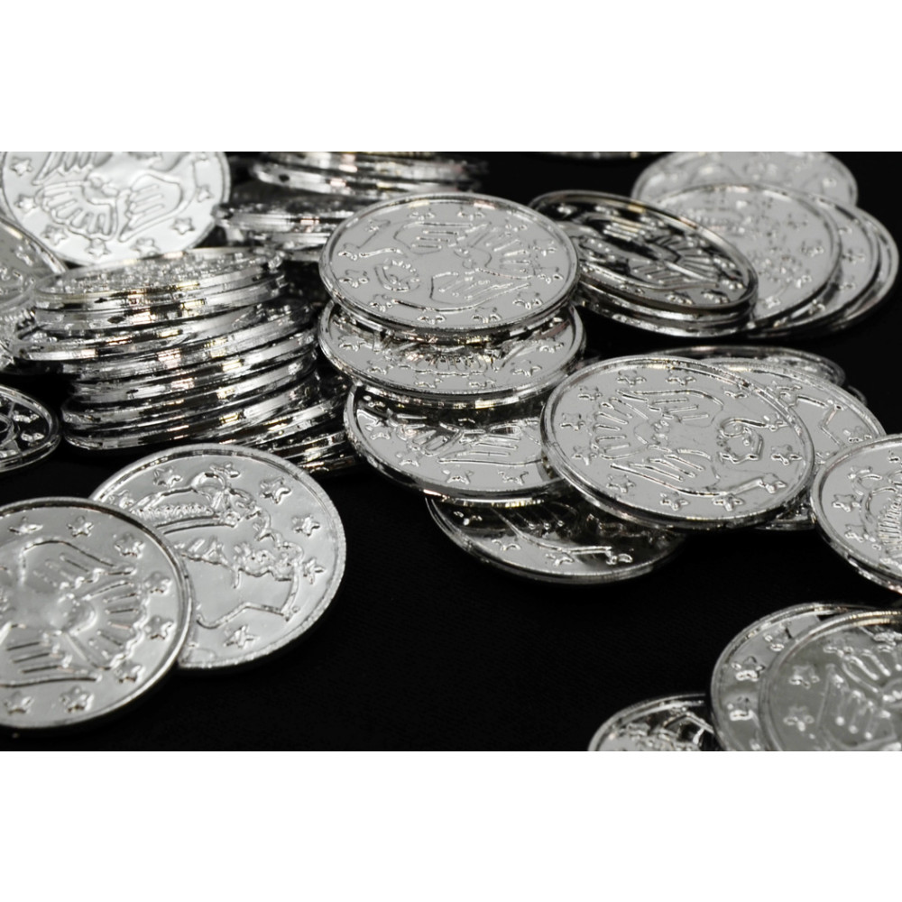 Generic Silver Coins (100) [50856-S] - MardiGrasOutlet.com