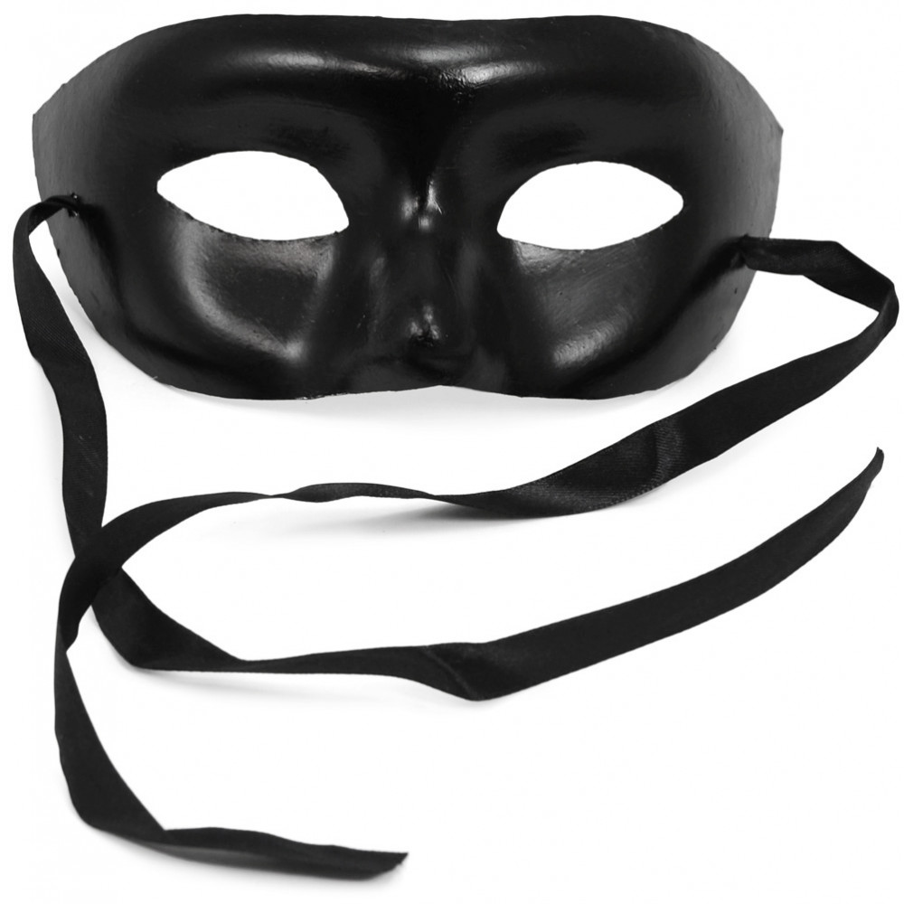 Mache Mask: Black [] -