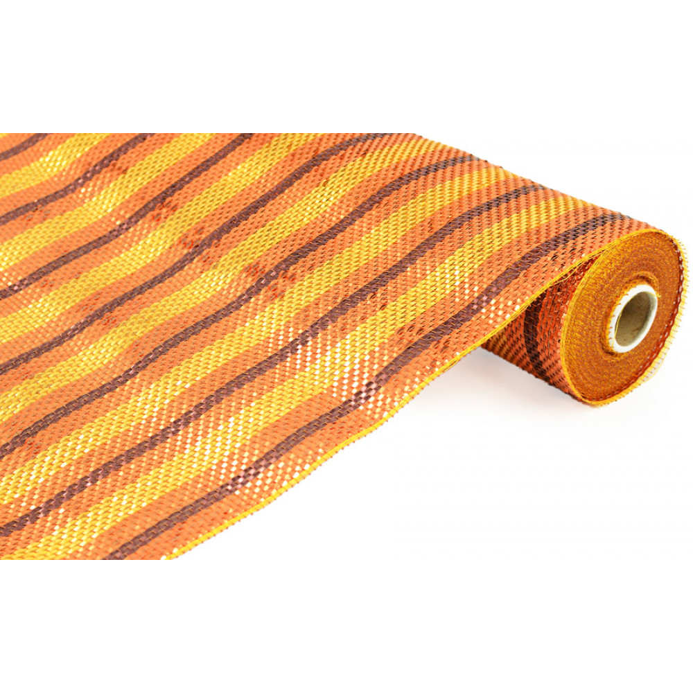 21 Poly Mesh Roll: Red & White Stripe [RE1016C4] 