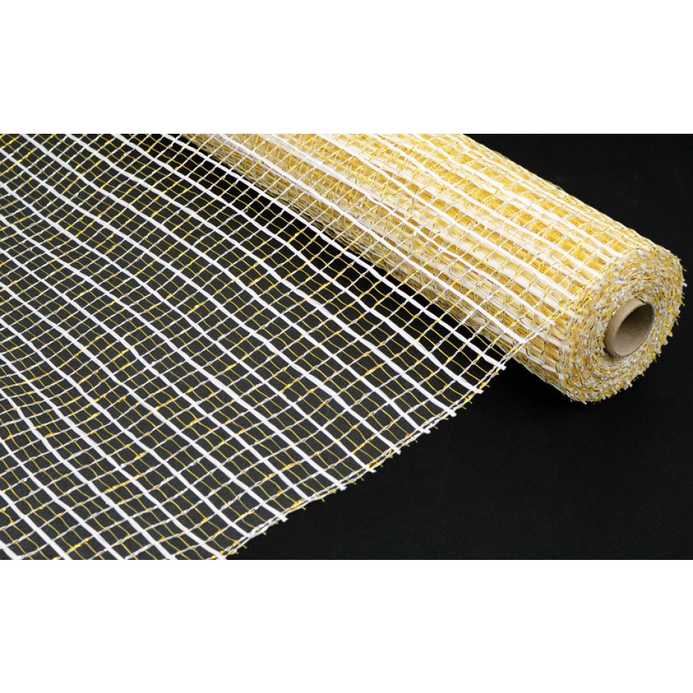 21 Poly Mesh Roll: Metallic Black