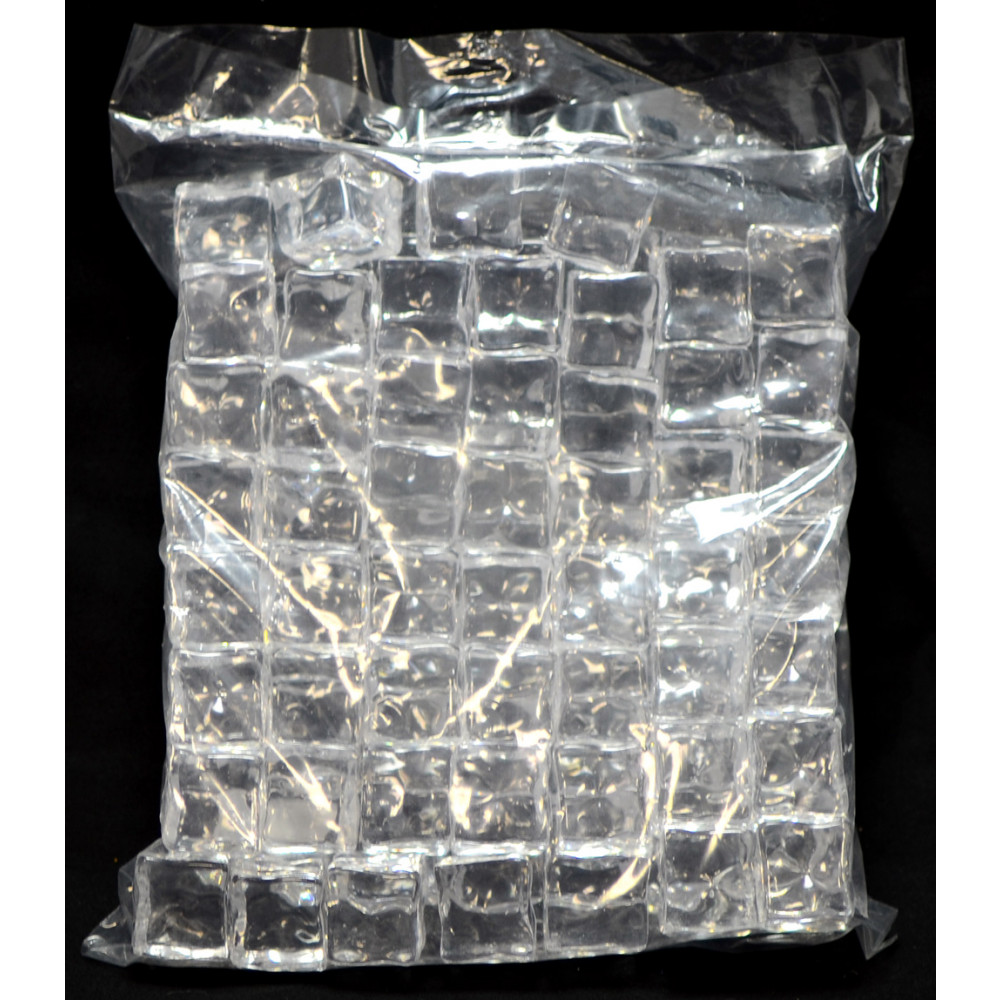 Acrylic Fake Ice Cubes (100) [PM005235] 