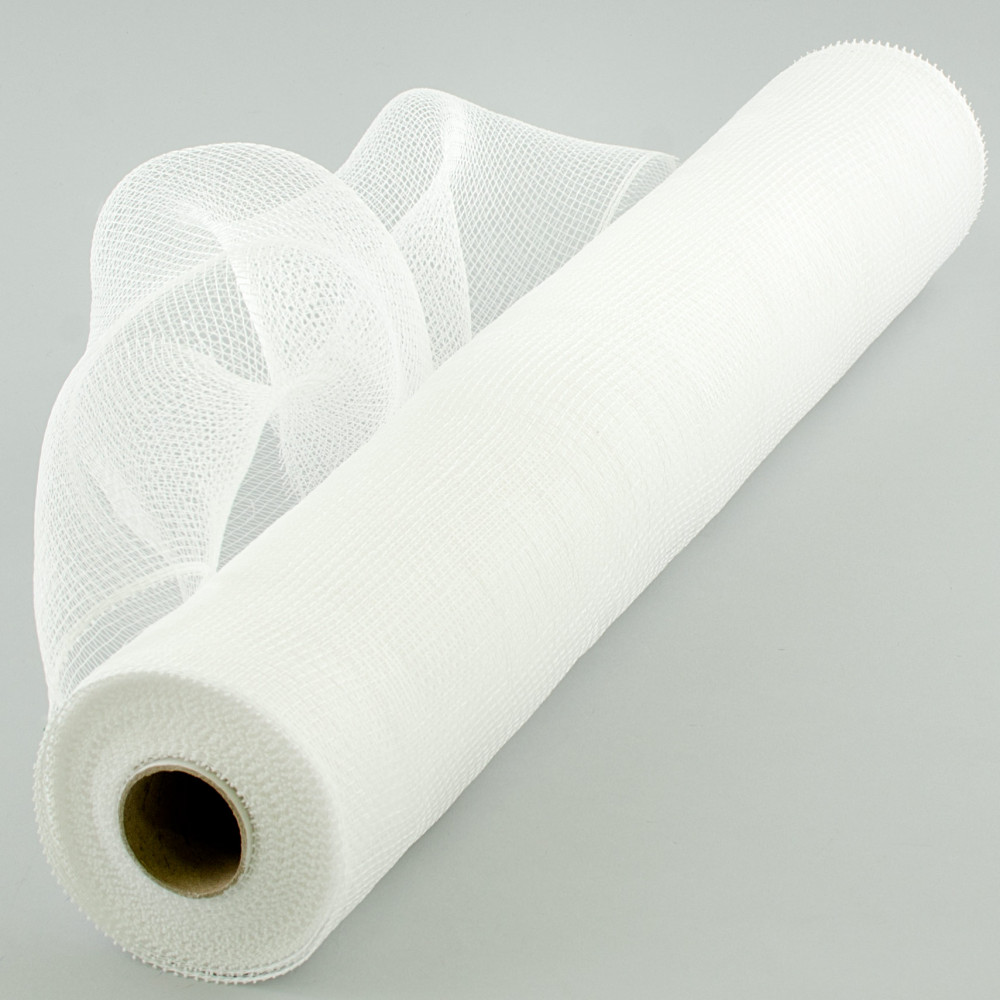 21 Poly Mesh Roll: White