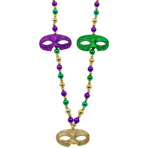 ARATLENCH Mardi Gras Necklace Earrings Bracelet Fleur de Lis Crown Skull Mask Charms Pendant Necklace Stretch Mardi Gras Fleur-de-lis Teardrop Hat Purple