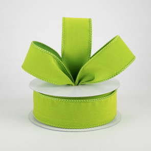 1.5 Shimmer Glitter Ribbon: Lime Green (10 Yards)